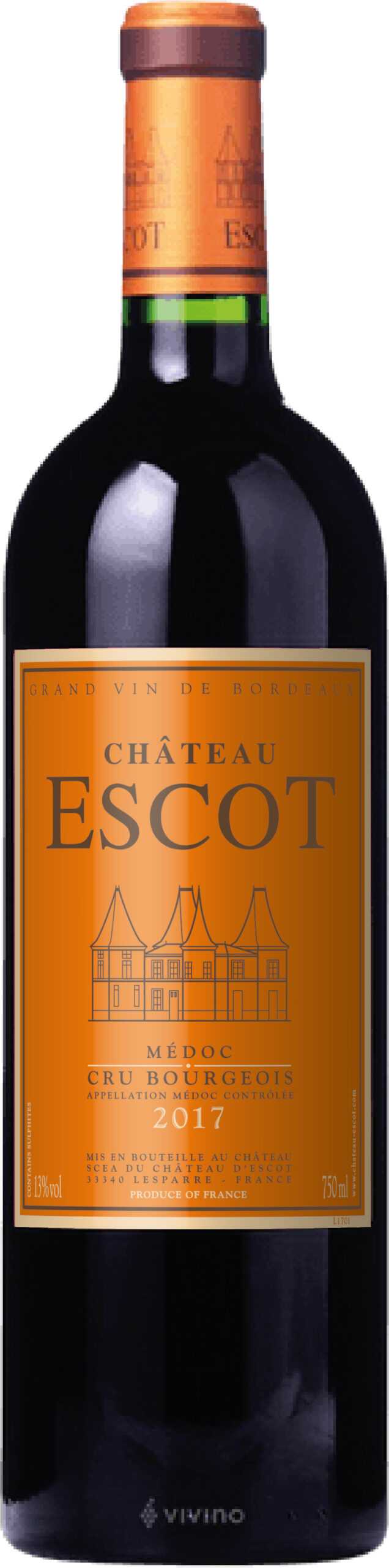 Château Escot Cru Bourgeois, AOP Médoc